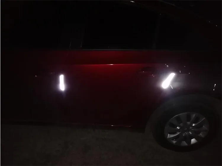 Мультяшные светоотражающие наклейки Gecko, креативные автомобильные наклейки Предупреждение ющие о безопасности, светоотражающие ленты, безопасные хвосты, украшения, сделанные с 3M