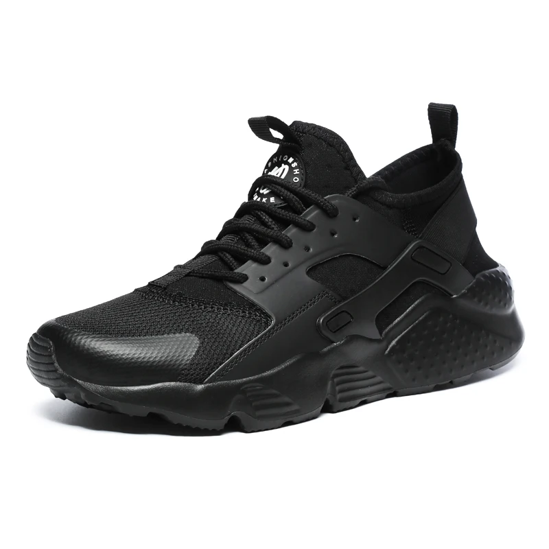 Хит, спортивная обувь для мужчин, сетка для бега, гимнастики, тренировок, фитнеса, на открытом воздухе, Max INS, фирменный дизайн, размеры 39-47, мужские спортивные кроссовки - Цвет: black