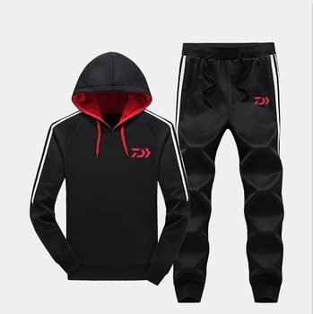 

Daiwa Fishing Clothes Fishing Suit Cotton Outdoor Sport Wear Spring Autumn Fishing Tracksuits Clothes Fishing Jacket Pants Suit