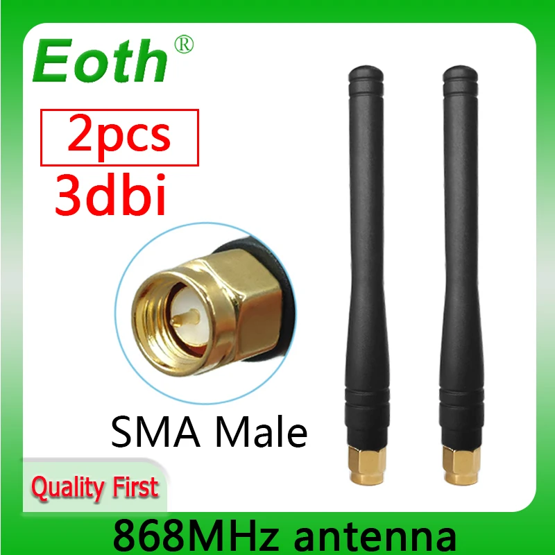 EOTH 2 шт. 868 МГц антенна 3dbi sma
