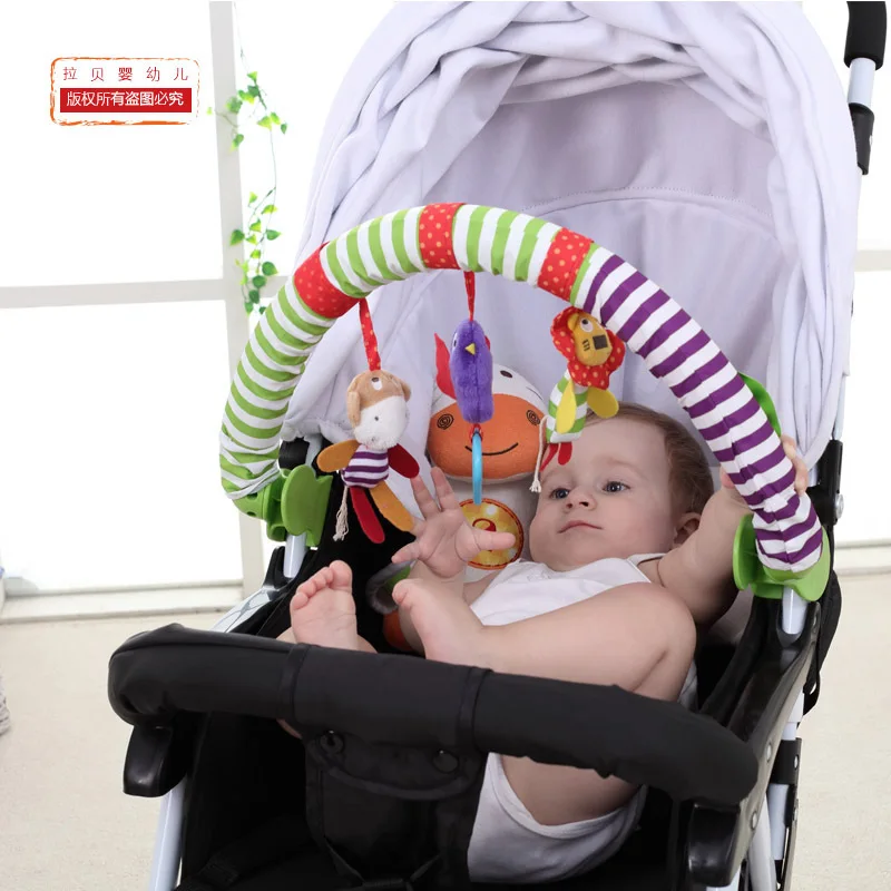 Mamamiya& Amp; Papas Младенческая музыкальная птица автомобиль клип сделать Детская кровать Висячие плюшевые игрушки прямые поставки