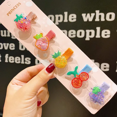 Kids Girl Hair Clips Cute Cartoon Baby Girl Hair Wear Korean Fashion Princess Girl Diy Headwear Hair Band Accessories