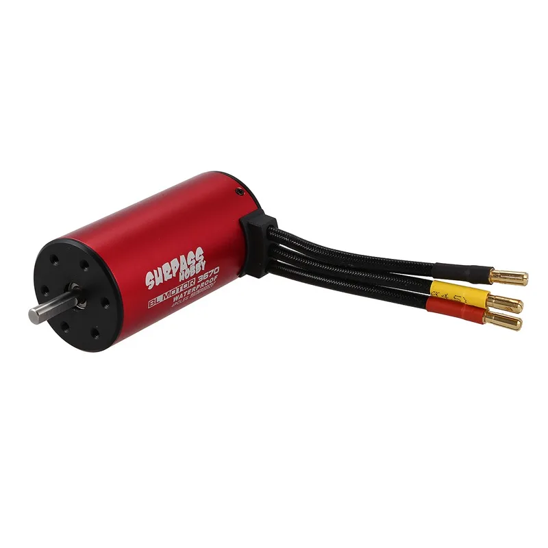 SURPASS HOBBY S3670 2650KV бесщеточный двигатель 120A бесщеточный ESC и программная карта комбо набор для 1/8 RC автомобилей грузовиков