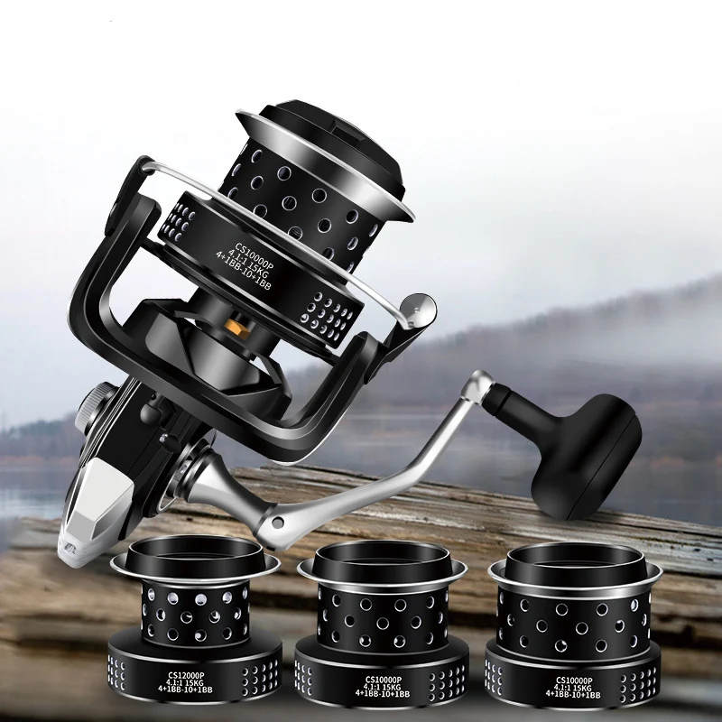 Рыболовные снасти дальнее литье колесо спиннинговое 4 9: 1 вращающаяся катушка