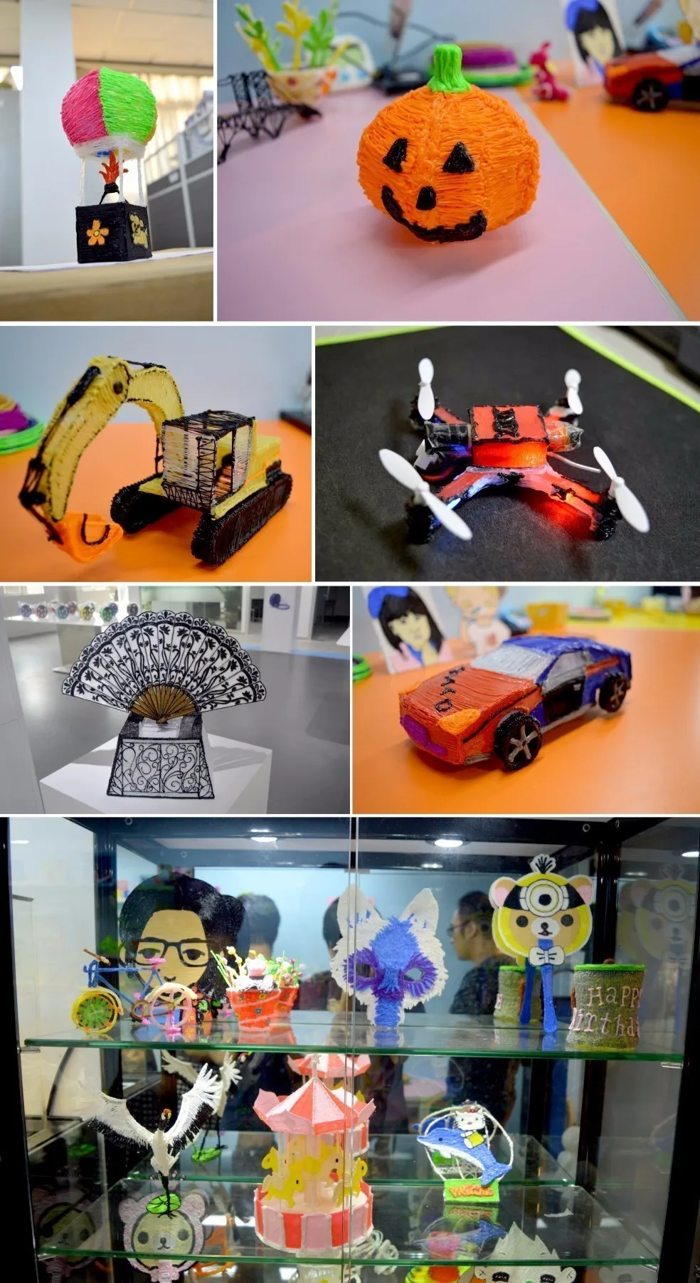 6 цветов 3d принтер ручка для детей Исследуйте интеллектуальное Искусство ремесло Мода Тонкий 3D Рисунок ручка с 2 температурными моделями
