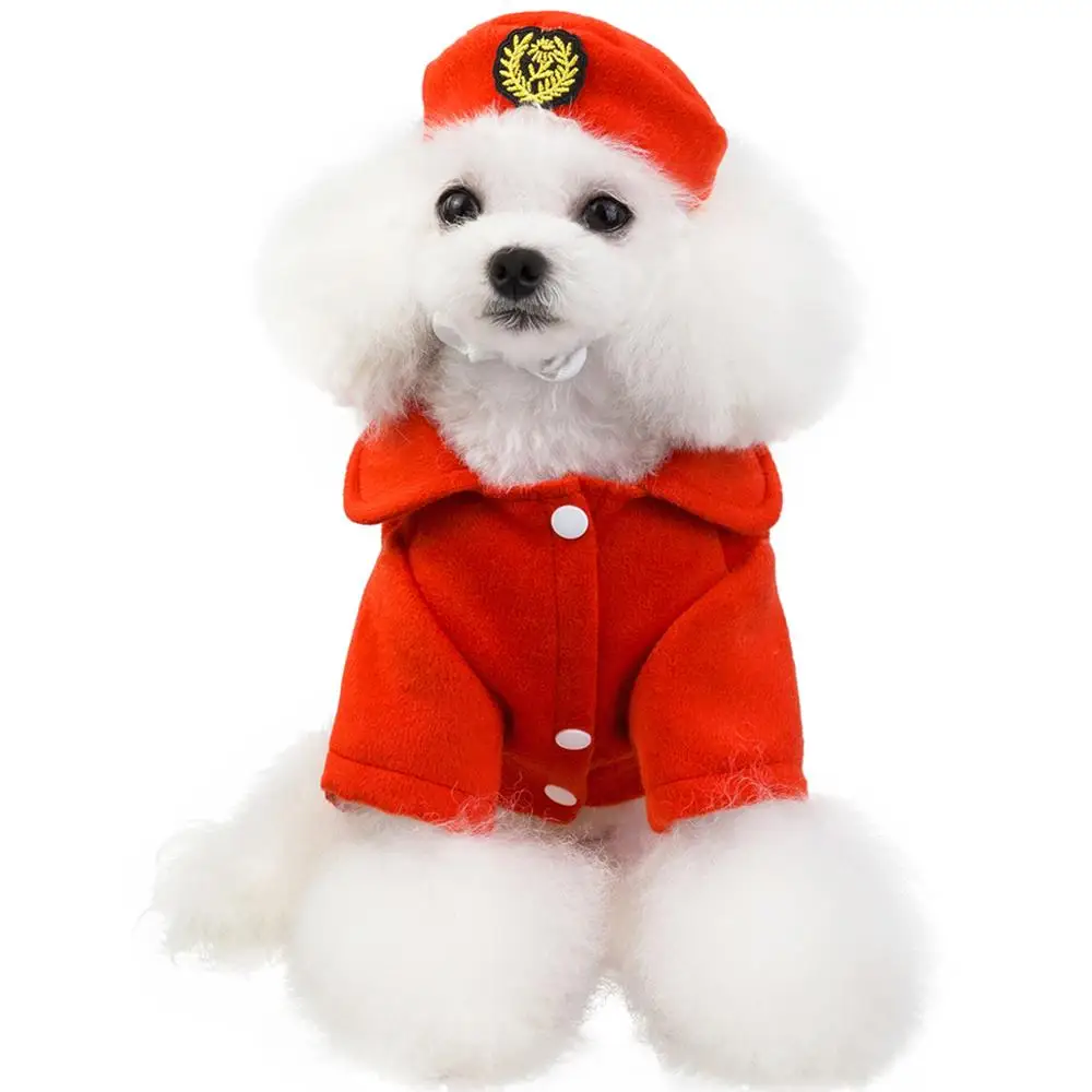 

Pet Dog Clothes For Dog stewardess clothes Warm Clothes for Dogs Thick and Thin Pet Product Dogs Coat Jacket Puppy Chihuahua