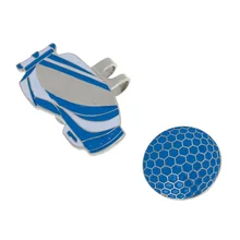 Нержавеющая сталь, для гольфа шарики производители с гольф шапка Кепка с козырьком зажимы, случайный цвет