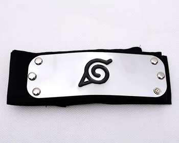 headband Аниме Наруто Хатаке Какаши Косплей повязка перчатки парик маска для лица Дартс аксессуар Shuriken японские вечерние костюмы на Хэллоуин - Цвет: headband