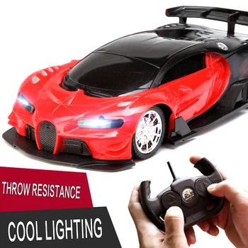 

1:16 RC Car 2.4G Wireless Remote Control High Speed Simulation Sports Car Model Cool Headlight Children Toy Gift