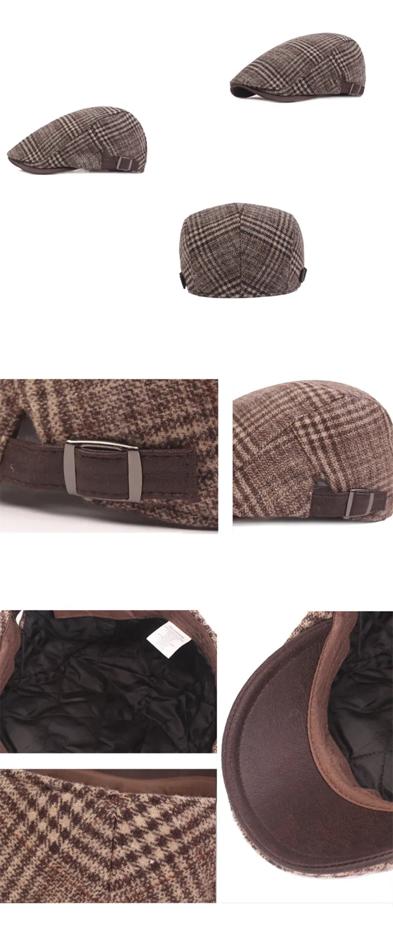 Snapback шапки SILOQIN, регулируемые размеры, трендовые брендовые шапки s для мужчин, простой хлопок, теплый берет, Осень-зима, мужские береты, шапка с язычком