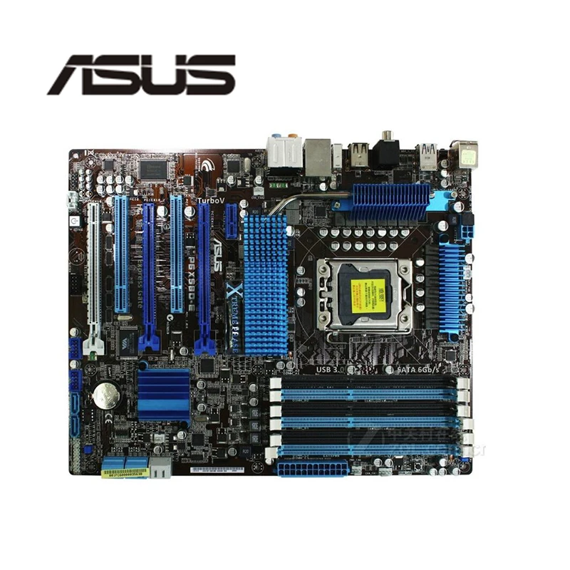 Материнская плата для ASUS P6X58D-E б/у LGA 1366 DDR3 X58 X58M | Компьютеры и офис