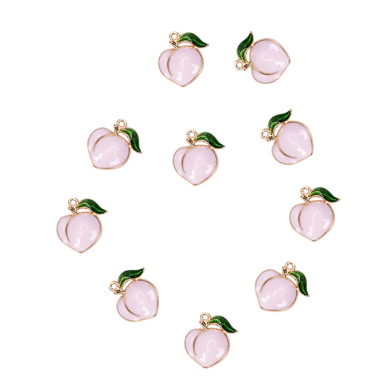 10 шт./компл. подвеска фрукт персик|Шармы| |