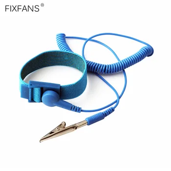 

Anti Static Wristband ESD Discharge Cable Adjustable Wrist Strap Elastic Band with Clip for Sensitive Electronics Repair Tools
