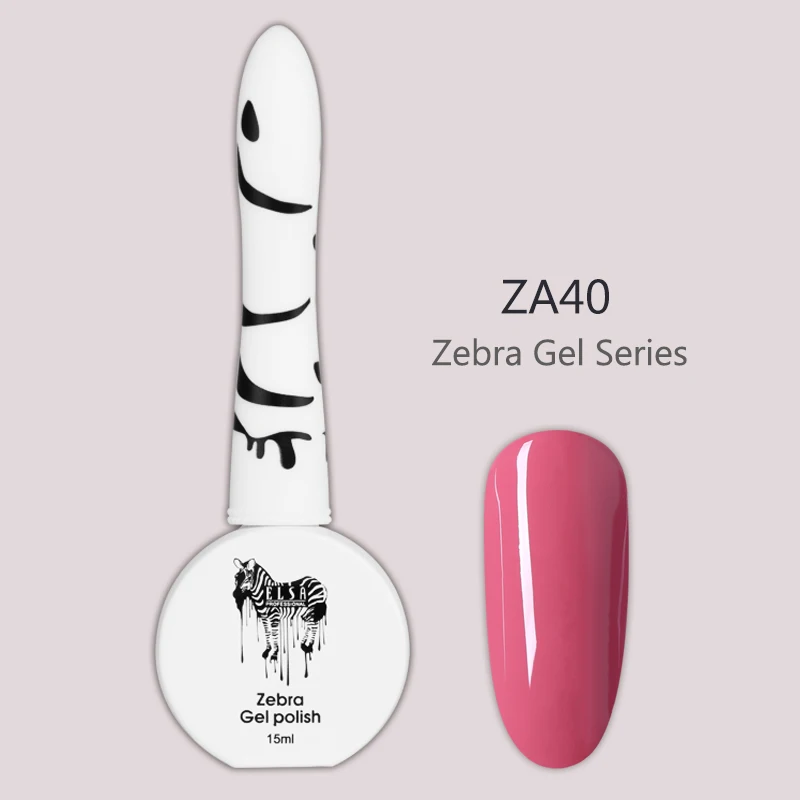 15 мл Зебра гель для ногтей 72 цвета долговечный впитывающий гель для ногтей маникюрный лак дизайн ногтей Эмаль Гель лак - Цвет: ZA40