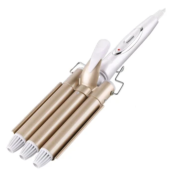 

Spiral Triple Barrel Hair Curlers Curling Rollers Automatic Hair Curler Iron Hair Crimper Hair Curling Wand Professional Stylers