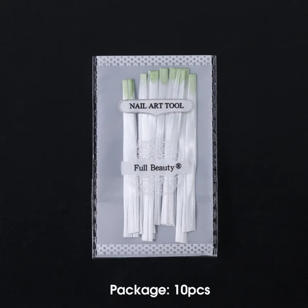 Green 10pc 110 шт Стекловолоконные гвозди для наращивания УФ-геля для строительства, удлиняющие нитки, скребок из шелкового волокна, наклейки для маникюра, формы, аксессуары LA1578 - Цвет: Green 10pc