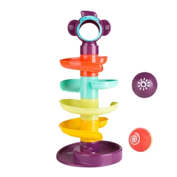 

Baby Play House Track Turn Music Ball Baby Gliding Tower Jengle Building Blocks Assembled Toys