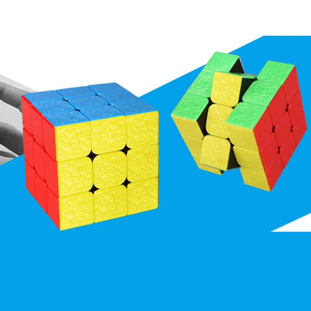 Классические игрушки 3x3x3 5,7 см скорость для красочный магический куб головоломка Cubo Magico наклейка для детей обучающая игрушка