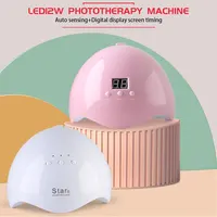 Arte Clavo 12W UV LED Lamp Nail Art Dryer Manicure Tool Equipment Quickly Dry Curing Gel Nail Polish Star 1 Gel Lacquer Varnish 1