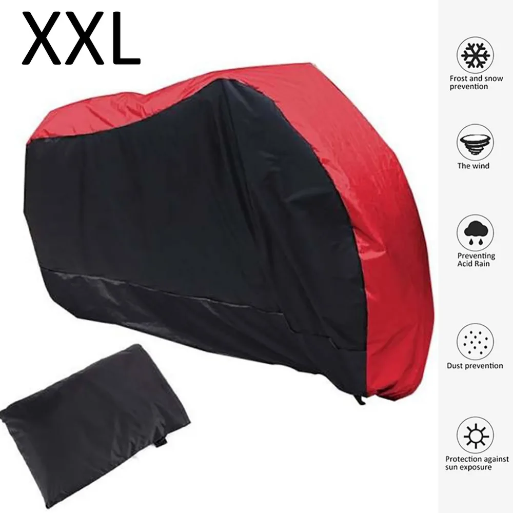 Оксфордская ткань мотоциклетная крышка XL 2XL 3XL универсальная уличная УФ-защита для Kawasaki мотоциклетная Водонепроницаемая дождевая Пылезащитная крышка