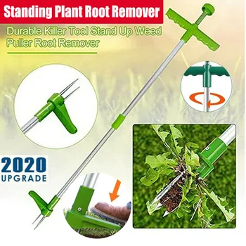 

Manual Weeding Tool Long Handled Lightweight Claw Weeder Durable Manual Outdoor Stand Up Garden Lawn Weed Puller Root Remover