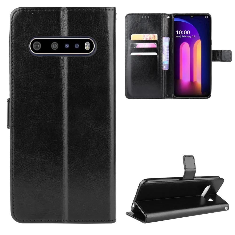 Fashion Shockproof Flip Pu Leather Wallet Stand Cover Lg V60 Thinq 5g Case  For Lg V60 V 60 Lgv60 Phone Bags - Mobile Phone Cases & Covers - AliExpress