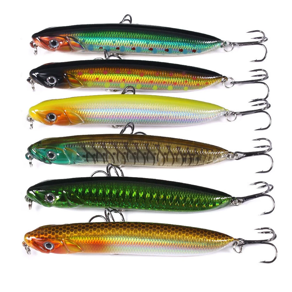 

9.5cm 18g Pencil Fishing Lure Isca Artificial Sinking Type Wobbler Leurre Peche Long Cast Fishing Lures Bass Hard Bait