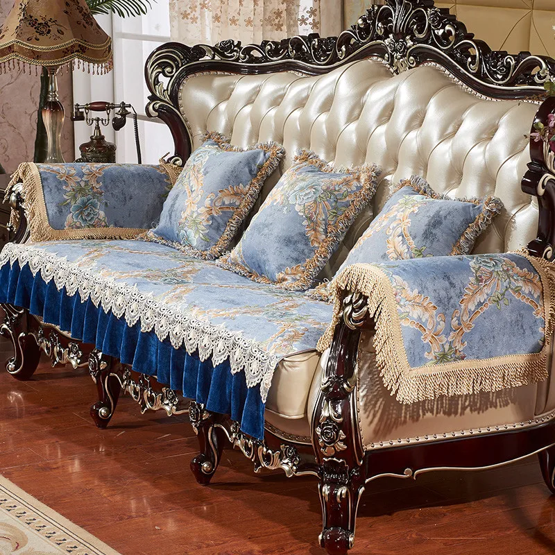 Multifunction Luxury Blanket Embroidery Bloom Backrest Embroidery Bloom Backrest