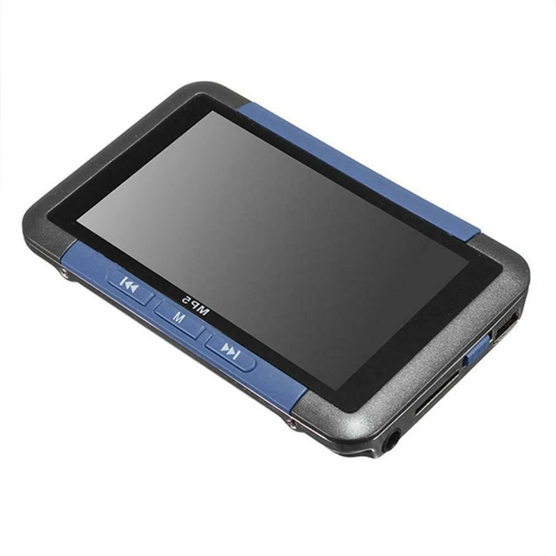 Mp5 Video Music Media Player 16Gb 3 Inch 720P Lcd Press Screen Fm Radio Blue Plastic