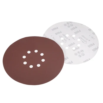 

uxcell 10Pcs Sanding Discs 8 Hole Hook and Loop Sanding Disc 80-1000 Grit Flocking Sandpaper Abrasive Tools to Woodworking