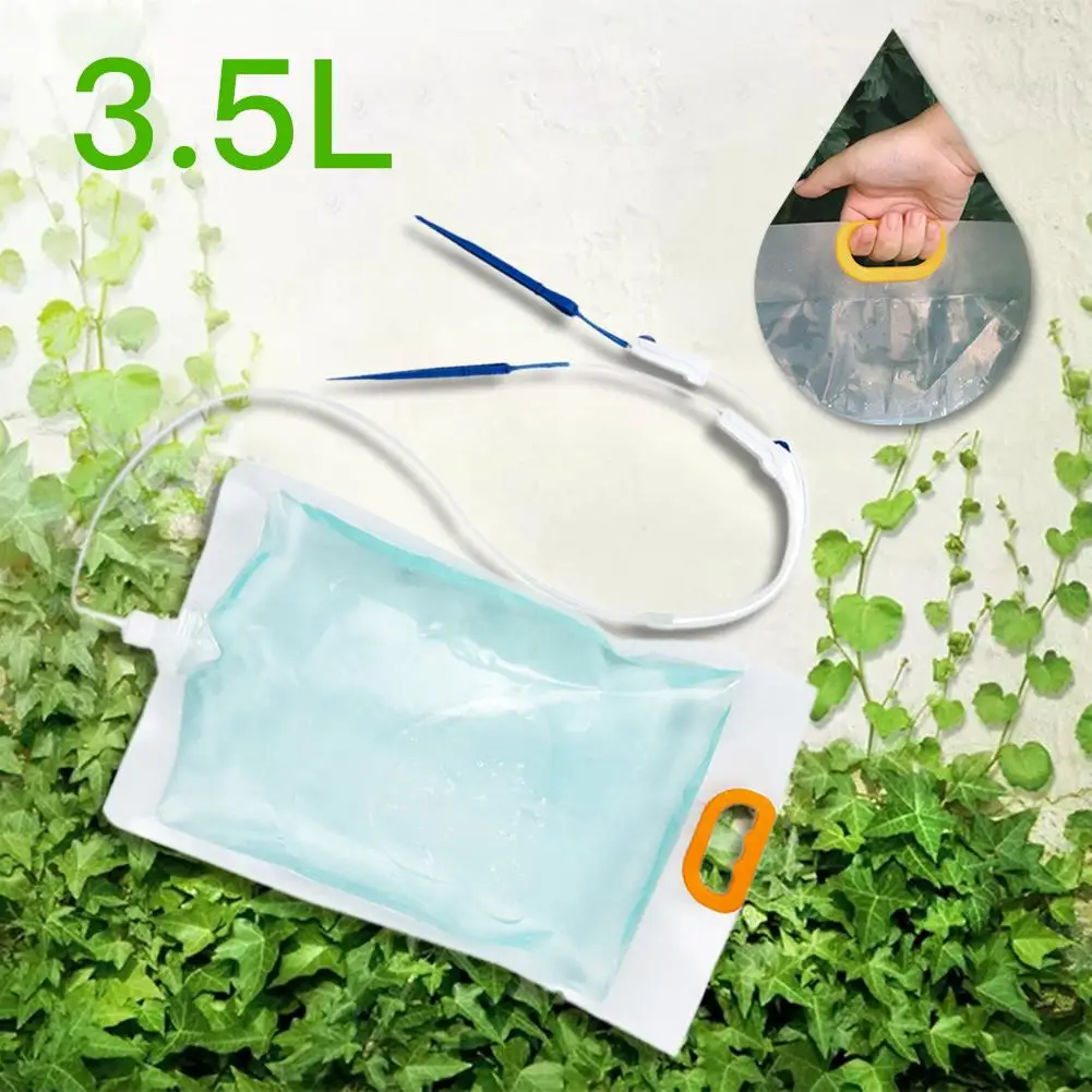 Garden Drip Irrigation System 3.5L Water Bag DIY Automatic Watering Systems Irrigation Tools Infusion Method Kits