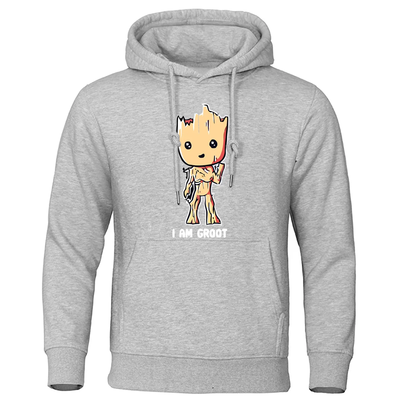 gray 6 Guardians of the Galaxy, крутые толстовки, I AM Groot, Мужская толстовка, Мстители, супергерой, толстовка, мужская, осень, зима, теплый пуловер - Цвет: gray 6