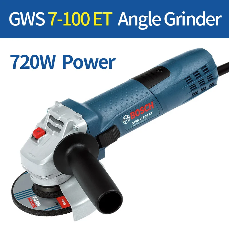 Bosch GWS серии угловая шлифовальная машина металла шлифованные для резки машина обновление Новое приспособление для полировки металла - Цвет: GWS 7-100 ET