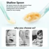 Baby Silicone Soft Spoon Training Feeding Spoons for Children kids  Infants Temperature Sensing 5