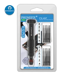Precision Screwdriver Set for Mobile Device Repair - 12-Piece Toolkit for Easy Disassembly and Screen Removal (12 IN 1 new pacakge)