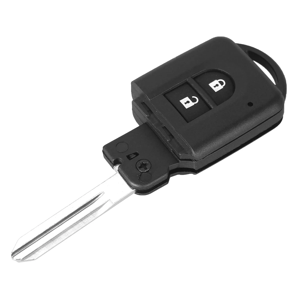 KEYYOU For Nissan MICRA Xtrail Broken Cases High Quality 2 Buttons Smart Fob Case Remote Car Key Shell Fob Replacement