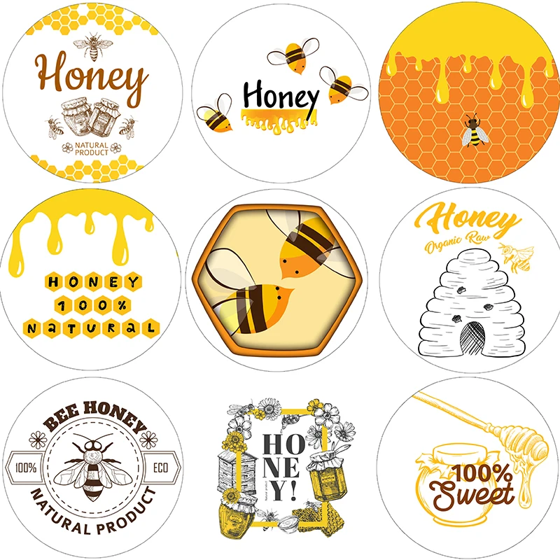 Charming Honey And Bees Sticker Sets