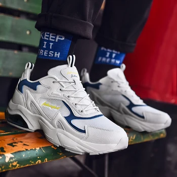 

Summer Trend Style Men's Casual Shoes 2020 New Fashion Breathable Mesh Light Personality Sneakers Flying Weaving Tenis Masculino