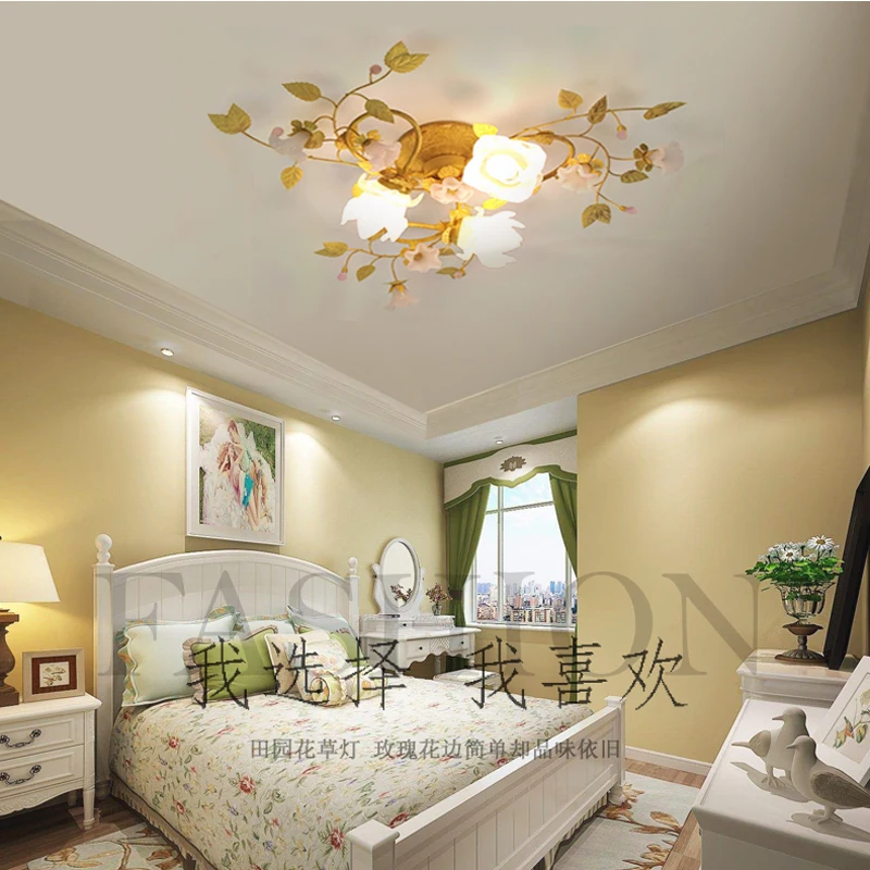 Потолочный светильник в Корейском стиле светодиодная лампа для гостиной спальни