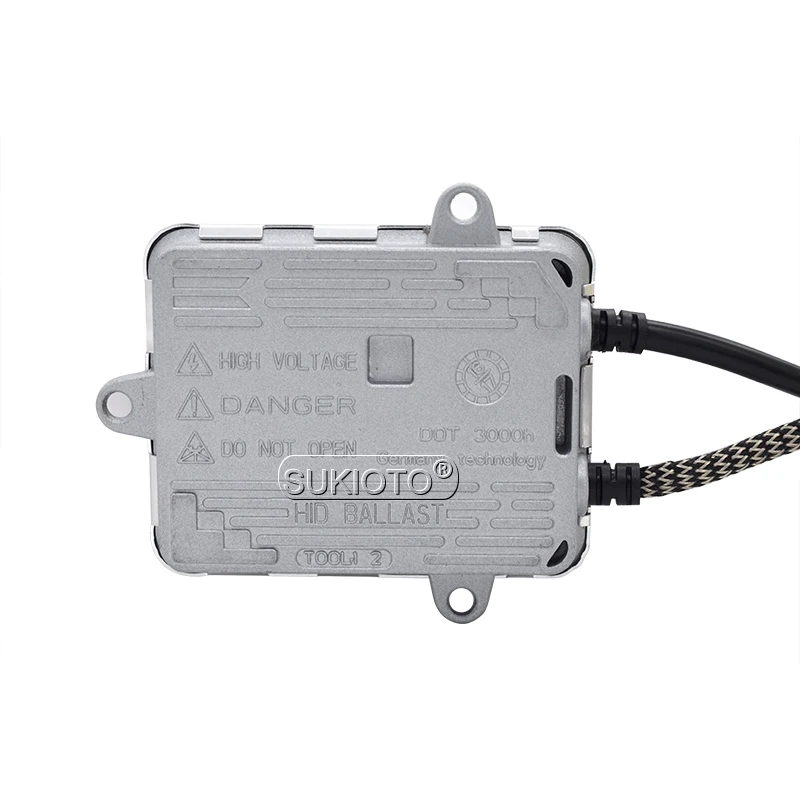 SUKIOTO 55W AC HID Xenon Ballast Kit H1 H3 H7 H11 D2H Cnlight Car Light Xenon Headlamp Bulb 6000K 4300K 5000K HID Conversion Kit (4)