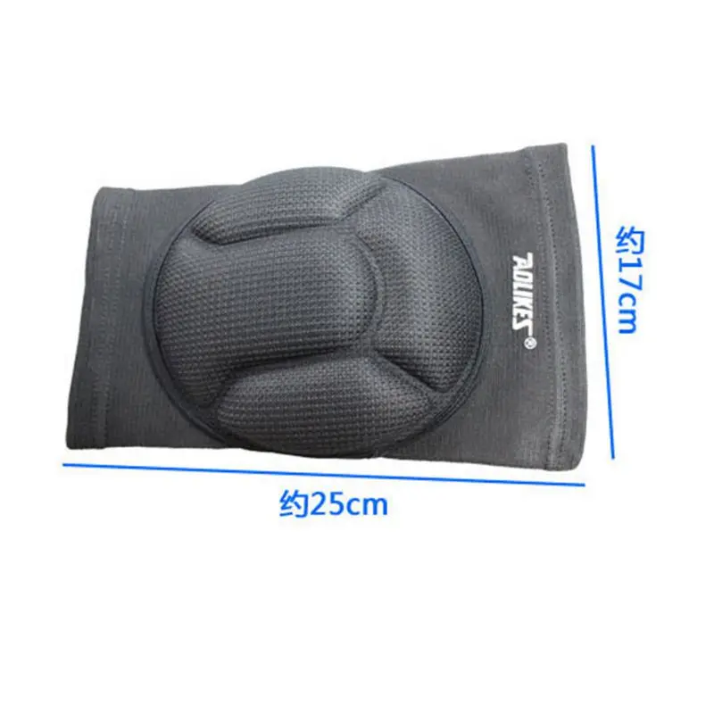 1 пара AOLIKES утолщенный наколенник для футбола волейбола Экстремальные виды спорта наколенники Eblow Brace Поддержка наколенники для велоспорта