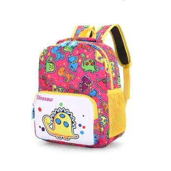 

New Dinosaur New Kids Backpacks School Bags For Boys Kindergarten School For Girls Anti-lost Nursery Bag Mochila Infantil 821