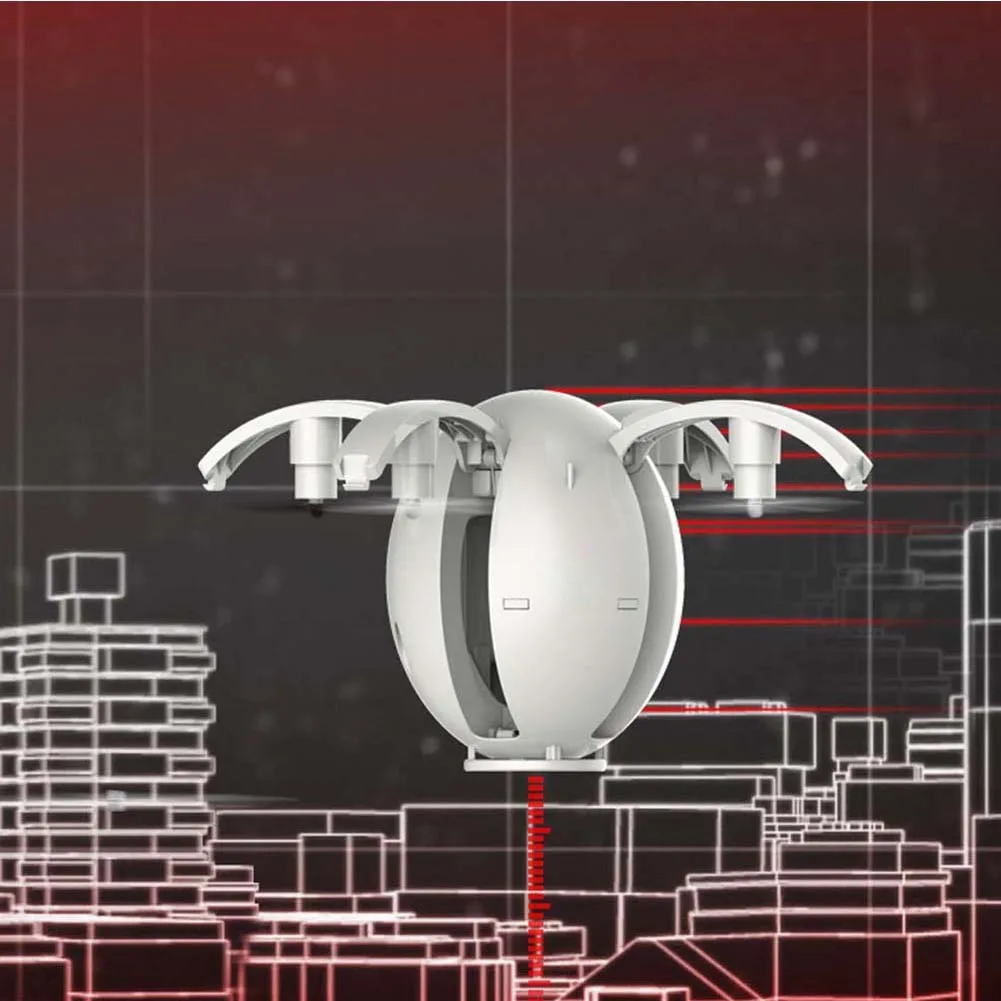 K130 Альфа складной WI-FI 4-осевая машина дистанционно управляемых летающих аппаратов трансформер DIY граффити мини яичный Дрон высокого RC UVA самолет НЛО