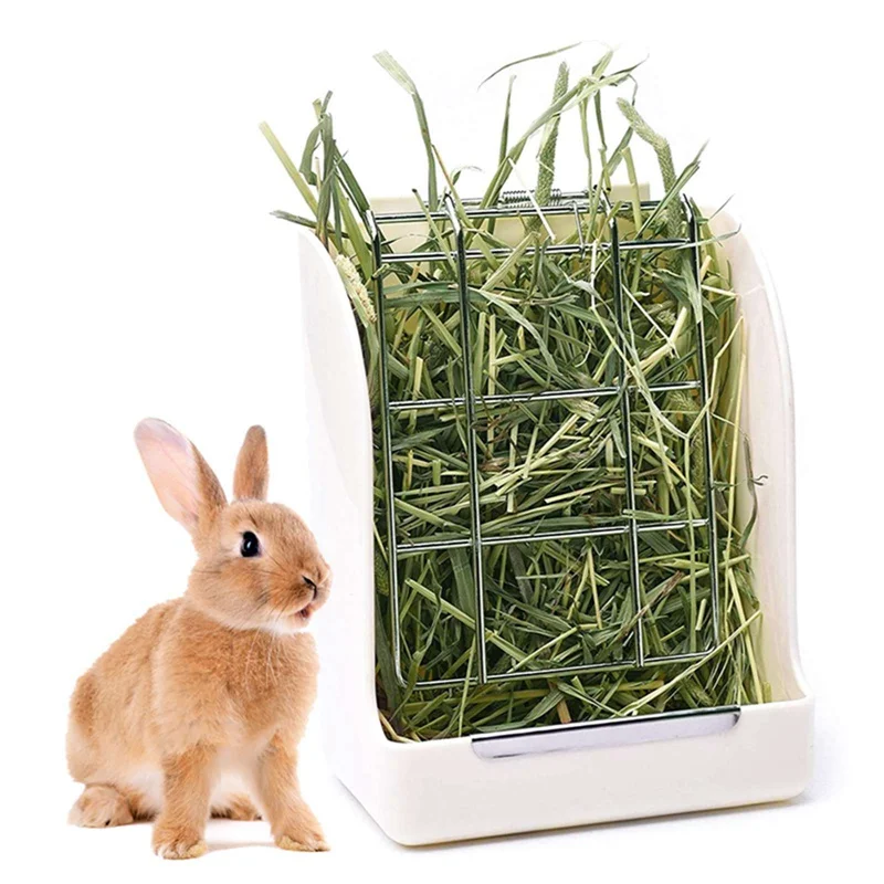 Pet Rabbit Guinea Pig Chinchilla Hay Feeder Less Wasted Feeding Rack Bowl For Hamster Small Animal Supplies | Дом и сад