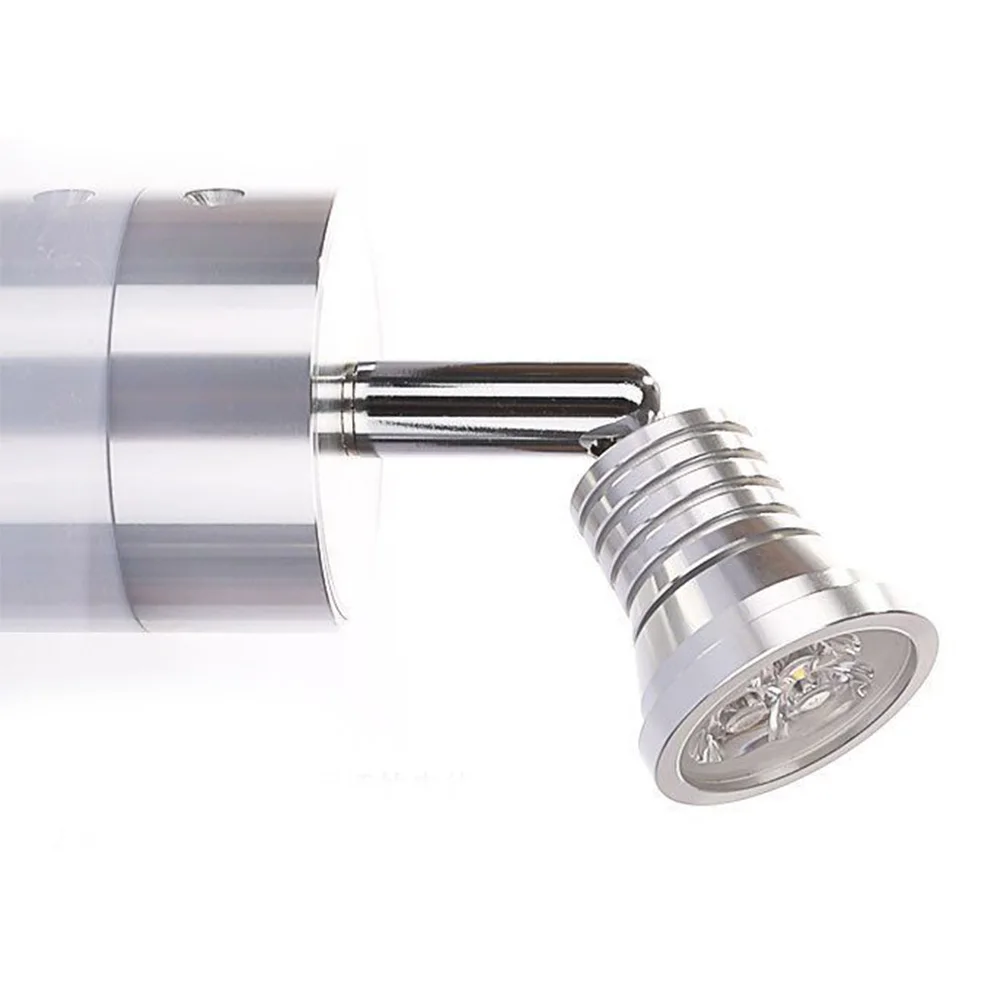 12V яхта Уход за глазами 360 градусов Поворотная Кнопка Управление автомобилей светодиодные на колесах чтение светильник прикроватные лампы энергосберегающие регулируемый