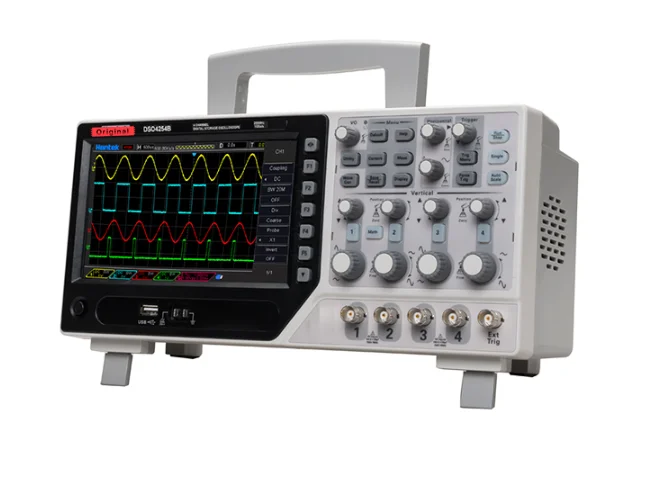 Цифровой осциллограф DSO4084B 80 МГц 1GSa/s в режиме реального времени 4 канала Осциллограф+ EXT+ DVM+ Функция автоматического диапазона
