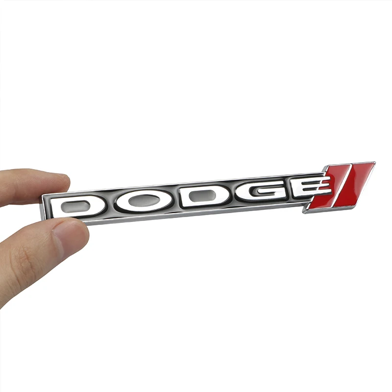 

3D Metal Car Auto Sticker Emblem Badge For Dodge Challenger RAM 1500 Charger Avenger Caliber Dart Nitro Car styling Accessories