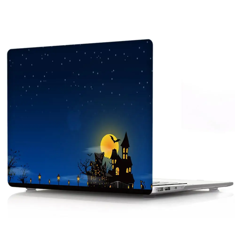 3D чехол для ноутбука на Хэллоуин для MacBook Air 13 Pro retina 11 12 13 13,3 15, для Macbook New Pro 13 15 Touch Bar чехол для клавиатуры