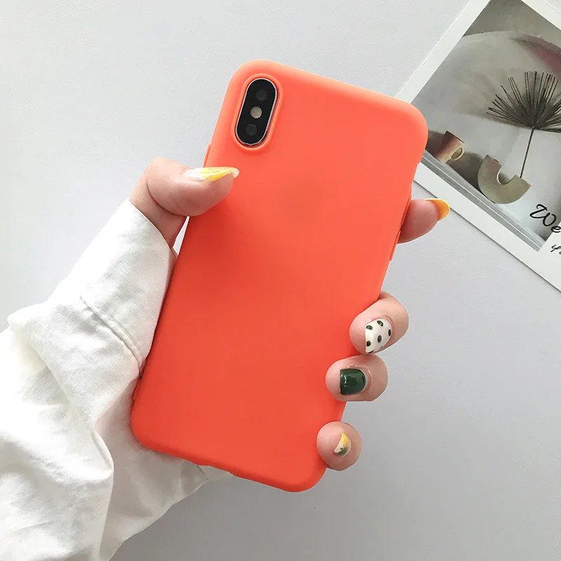 Ультратонкий чехол для OPPO R7S R11S Neo 9 R7 Lite plus A79 A39 мягкий однотонный матовый телефона