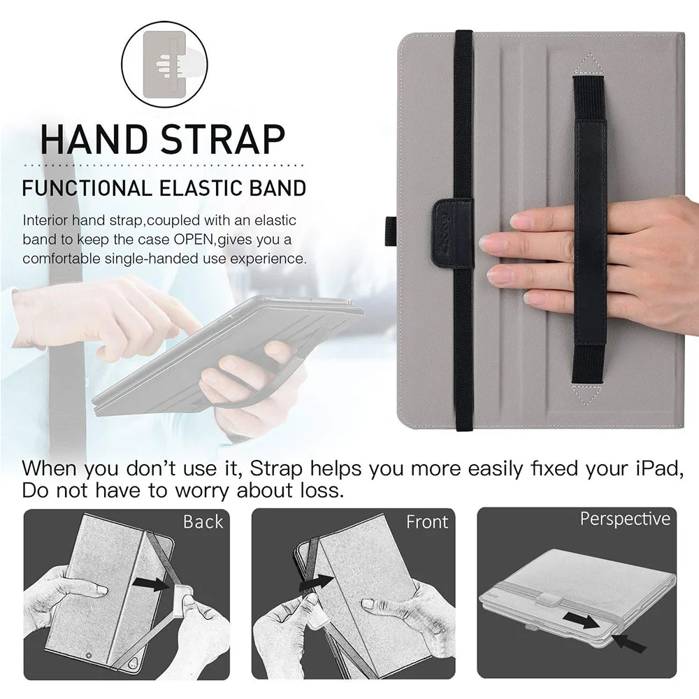 Чехол Ztotop для iPad Air 10,"(3rd Gen) /iPad Pro 10,5", [вращение на 360 градусов/натуральная кожа] бизнес-Фолио мульти-ан